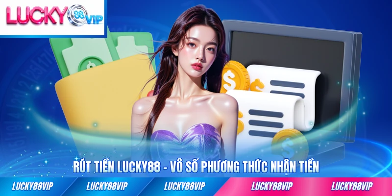 Rút tiền Lucky88 vô số phương thức nhận